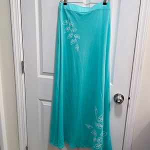 Soul flower maxi skirt